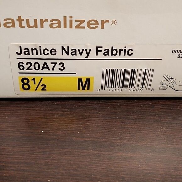Naturalizer Janice navy fabric sling back - Picture 7 of 7